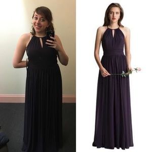 Bill Levkoff Bridesmaids Plum (Style 7002)